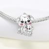 Orstarry S925 Silver Charm Cute Animals Adorable Elephants, Dogs Bead For Bracelet DIY Jewelry Making Women Gift