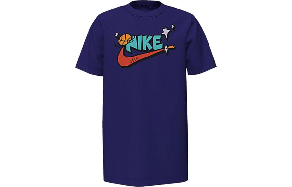 Nike Kids T Shirts Crew Neck Moderate DD9645-590