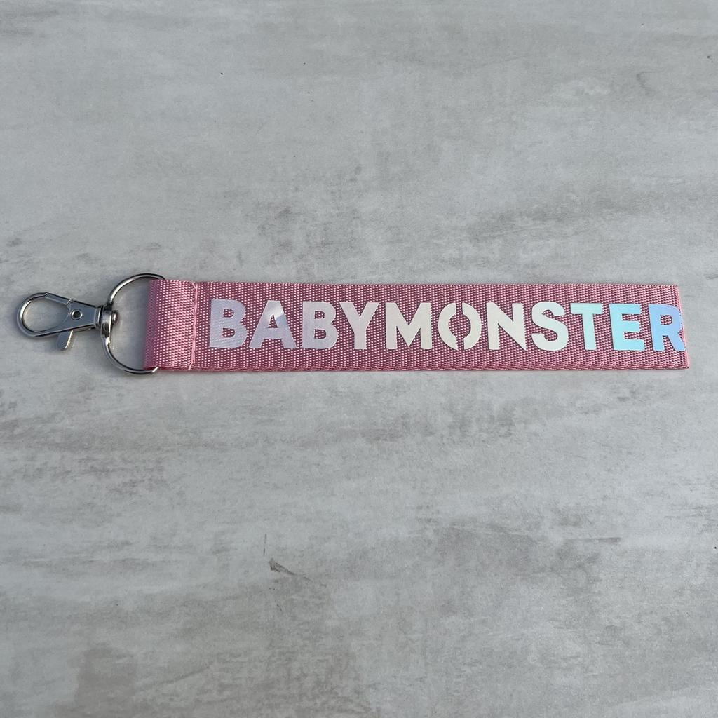 BABYMONSTER Группа Сокровищ Лазерный Ремешок для Телефона и Брелок с Именной Биркой
