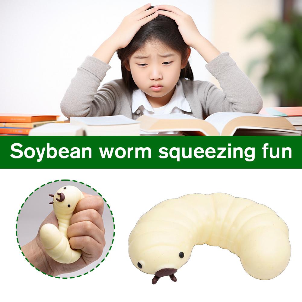 Creative Fluid Soybean Bug Desktop Ornaments Model Arrangement Interactive Gift Ornaments Toy R K7G2
