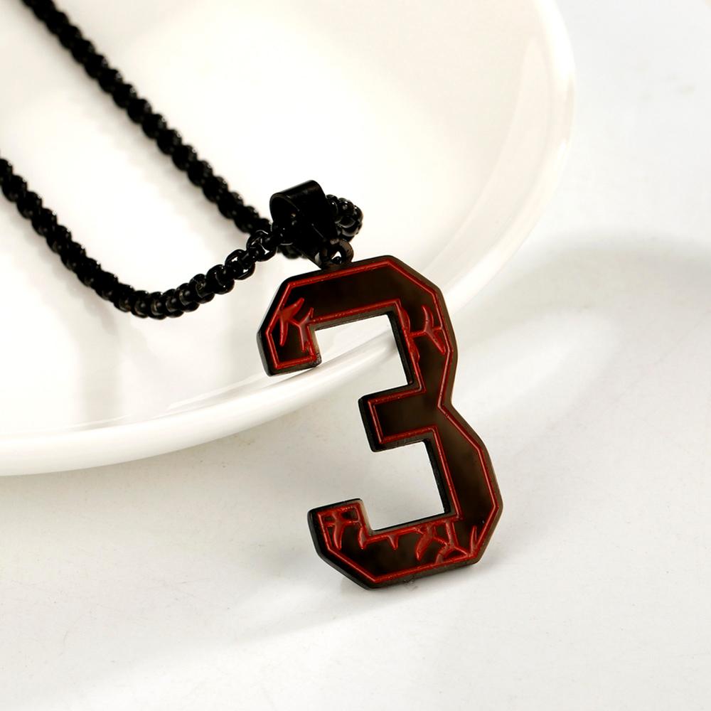 My Shape Baseball Pattern Number Подвеска Ожерелье Для Мужчин Спорт Баскетбол Фигурка Ожерелья Из Нержавеющей Стали Модные Мужские Украшения