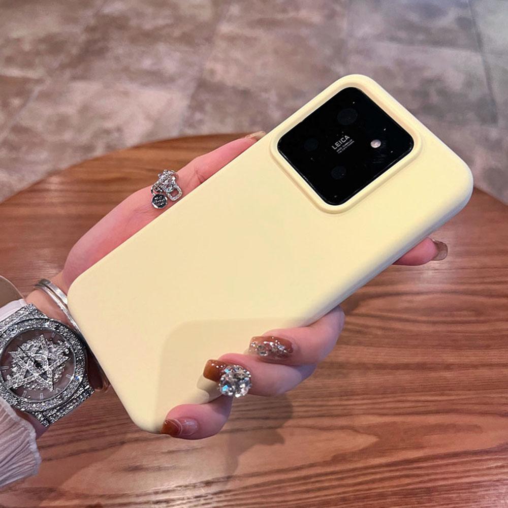 Для Xiaomi 14 Чехол Приятный на ощупь Жидкий Силикон+ПК Чехол для телефона