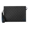 Клатч мужской GG Supreme с классическим логотипом на канве Черный 768255-FACQC-1052