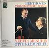 LP Record YEHUDI MENUHIN, OTTO KLEMPERER, NEW - Beethoven, Violinkonzert In D (Op.  1C06300307 Die Stimme Sein Germany Classical Used