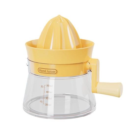 Hand Crank Citrus Juicer Easy To Use Ergonomic Effortless Citrus Squeezing Dishwasher Safe Manual Citrus Juicer