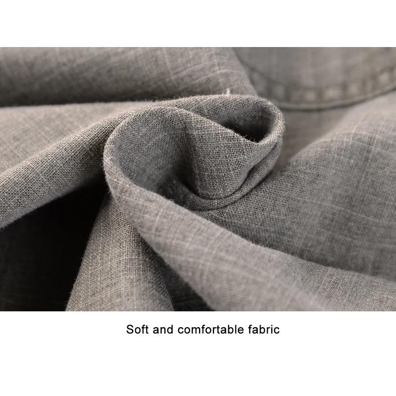 Новые мужские деловые повседневные брюки, мужские однотонные хлопковые брюки с карманами, дышащие модные мягкие удобные брюки размера плюс 5XL