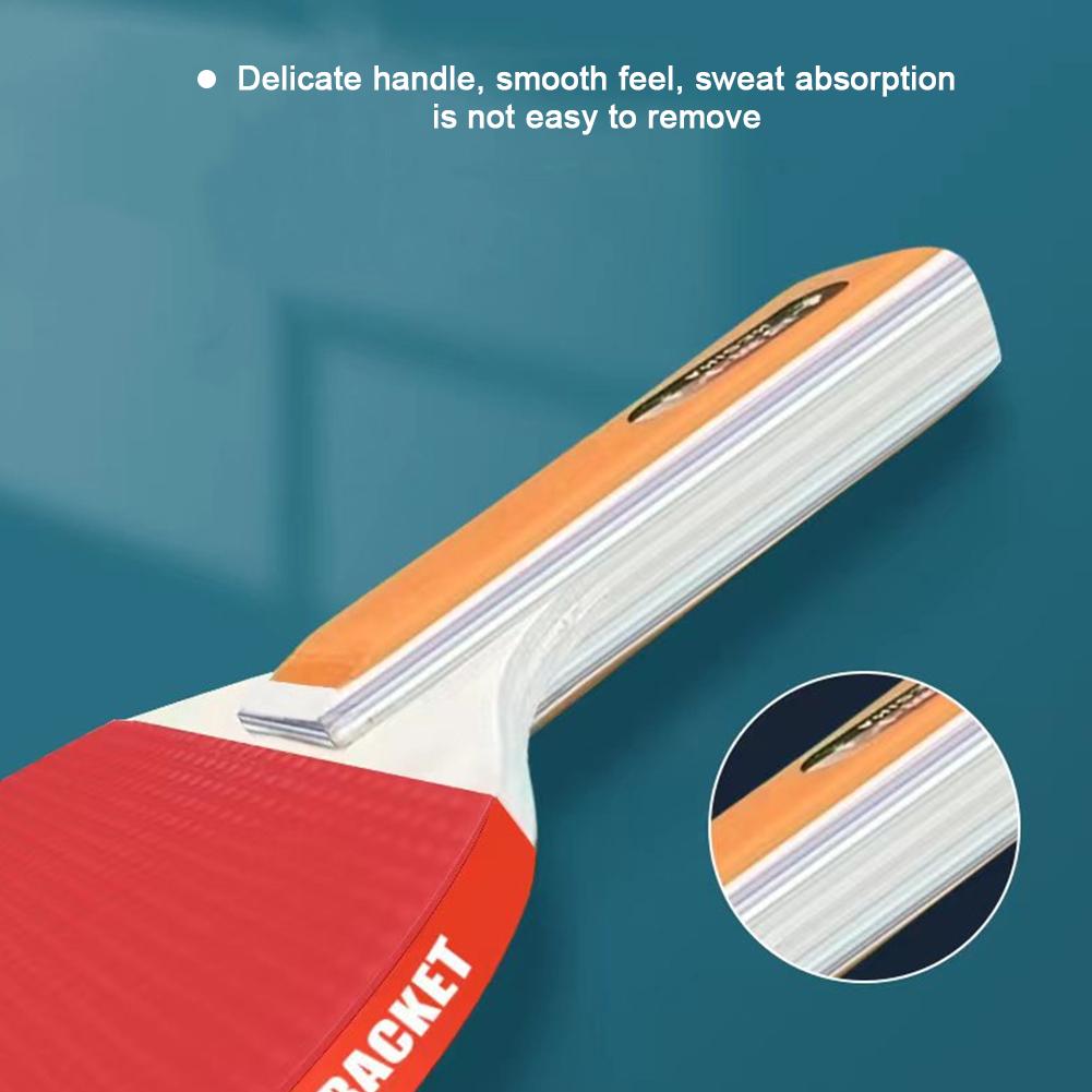 Набор ракеток для настольного тенниса с положительным и отрицательным частицами, тренировочное оборудование для начинающих (2 ракетки +3 мяча)