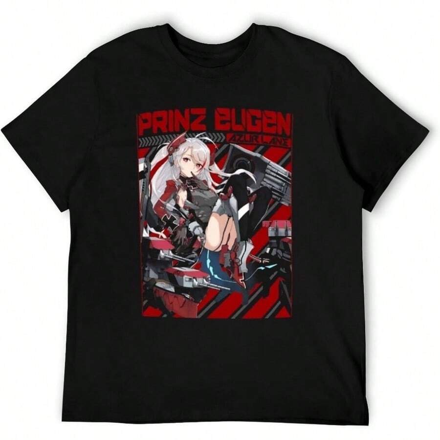 7ypSxk Azur-Lane-PRINZ-Eugen-Футболка-Милая-Одежда-Летняя-Одежда-Мужские-Графические-Футболки-Хип-Хоп.Jpg