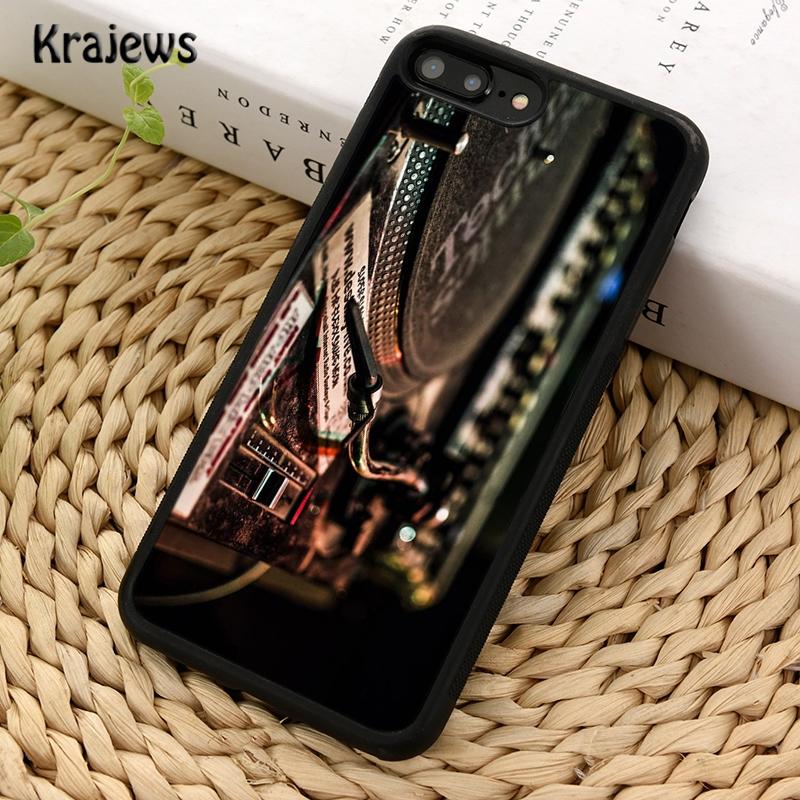 Krajews Vinyl DJ Record Art Phone Case Cover For IPhone 18 17 Air 16 15 14 plus 11 12 13 pro max coque Shell Fundas