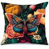Butterfly Decorative Pillowcase Throw Pillowcase Abstract Pillowcase Modern Square Couch Home Decor Cushion Cover 45X45 Cm