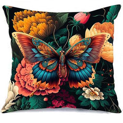 Butterfly Decorative Pillowcase Throw Pillowcase Abstract Pillowcase Modern Square Couch Home Decor Cushion Cover 45X45 Cm