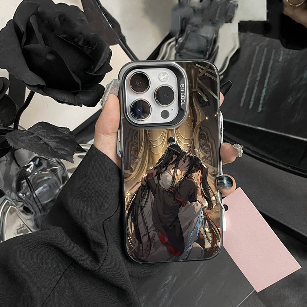 Чехол для телефона "Грандмастер Демонической Культивации" для IPhone 16 17 15 14 12 13 Pro Max Черный Цвет Ударопрочный Чехол