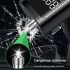 Цифровой беспроводной автомобильный компрессор для накачки шин с LED-подсветкой, манометром, функцией power bank и молотком безопасности