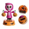 Dashboard Ornament Solar Powered Halloween Bobble Dancer Toy Solar Dancing Toy Shaking Head Dolls