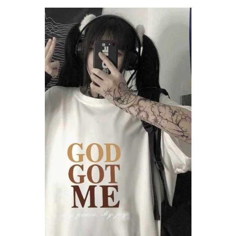 Летний топ с круглым вырезом и принтом, модные повседневные милые женские футболки из чистого хлопка с короткими рукавами