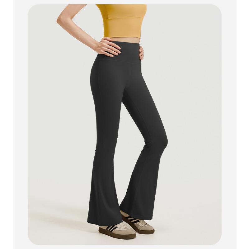 Women S High Waisted Flared Leggings Tummy Control Slim Fit Yoga Pilates