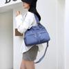 Solid Color Handbag Nylon Shoulder Bag Women's Large Capacity Tote Bag