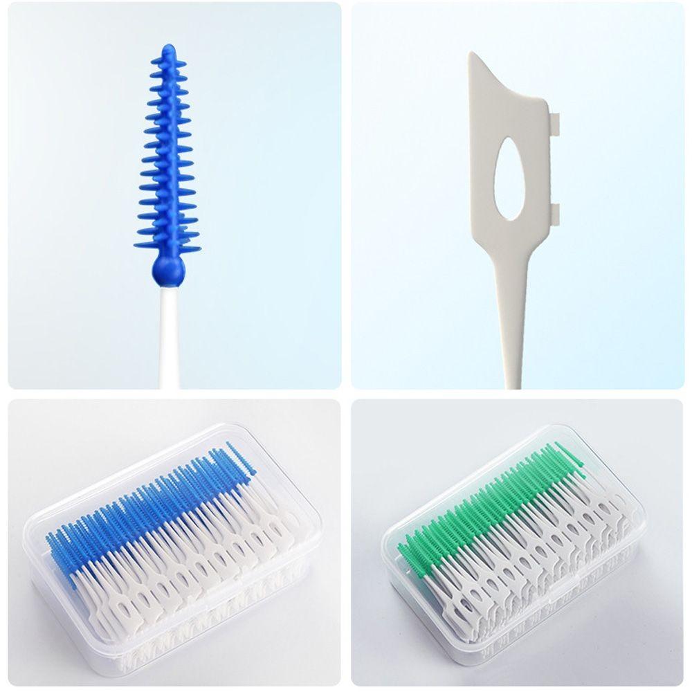 160 шт./кор. Силикагель для межзубных промежутков Tooth Gap Мягкий очиститель зубов Новая зубная нить для ухода за полостью рта