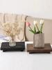 1pc Wood Pedestal Stand Display Stool For Bathroom Kitchen Sink Soap Tray Candle Plant Tray Perfect Farmhouse Decor For Bathroom And Kitchen