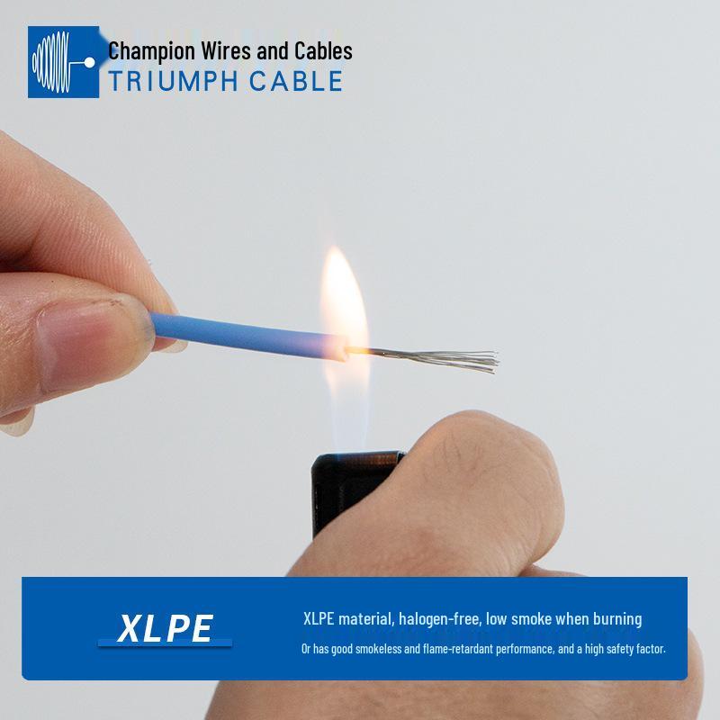 UL3266 Low-Smoke Halogen-Free XLPE High-Temperature Wire, Tinned Copper, 125°C