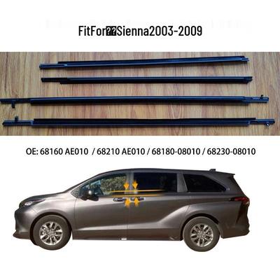 Совместимая Toyota Sienna 2003-2009 Отделка окна Стекло Внешняя прижимная Водоотражающая уплотнительная полоса