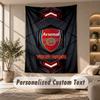 Tapestry Custom Name Text, Wall Hanging Tapestry Home Room DecorArsenal FC