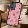 Phone Case: 2D Flat Samsung Galaxy A34 A35 M05 M06 S20 S22 S21 FE Plus 5G Layered Protective Case, Textured Cherry, Christmas and Halloween Gift