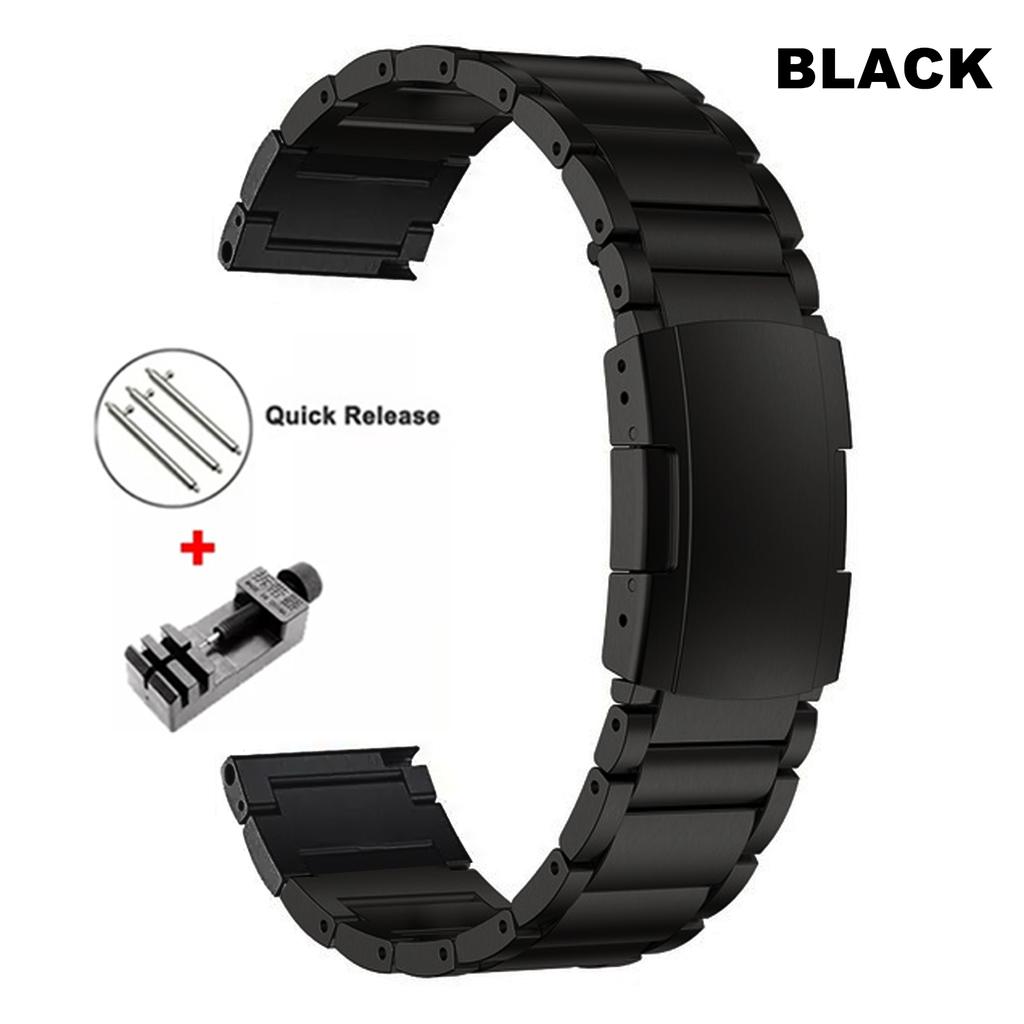 Роскошный металлический титановый ремешок для Huawei Watch 3 Band GT 2 Pro GT2 22 мм Стальной ремешок для Samsung Watch 3 45 мм S3 Бизнес-браслет