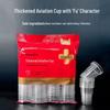 200ml extra thick transparent xi fu cup, 2x100 count