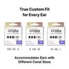 AZLA SednaEarfit Crystal for AirPods Pro 1 Pair Each In Earpieces Made from Premium German LSR Designed for AirPods Earpieces Can Be Separated