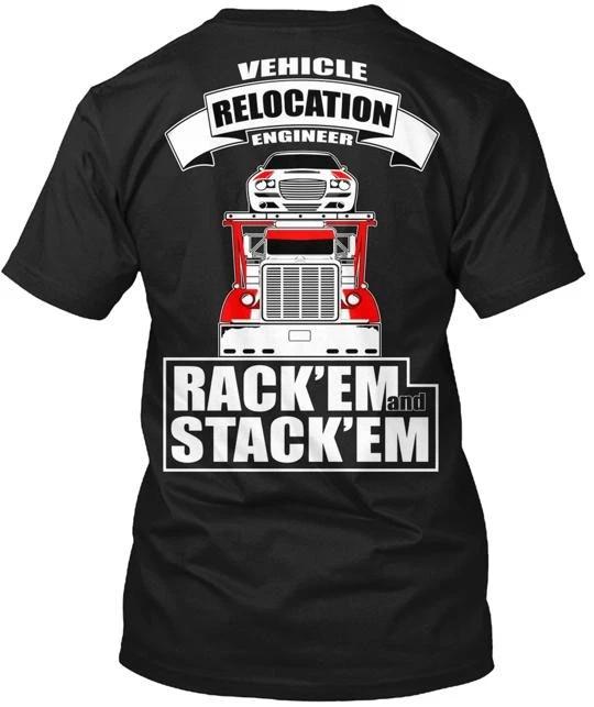 Truck Driver Car Hauler Engineer T shirt Made in the USA Size S to 5XL
