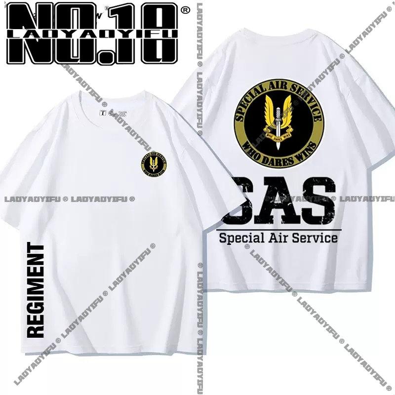 Футболка унисекс Military SAS Sniper Shirt Армейская футболка унисекс для специальных военных операций с коротким рукавом Повседневная летняя футболка унисекс