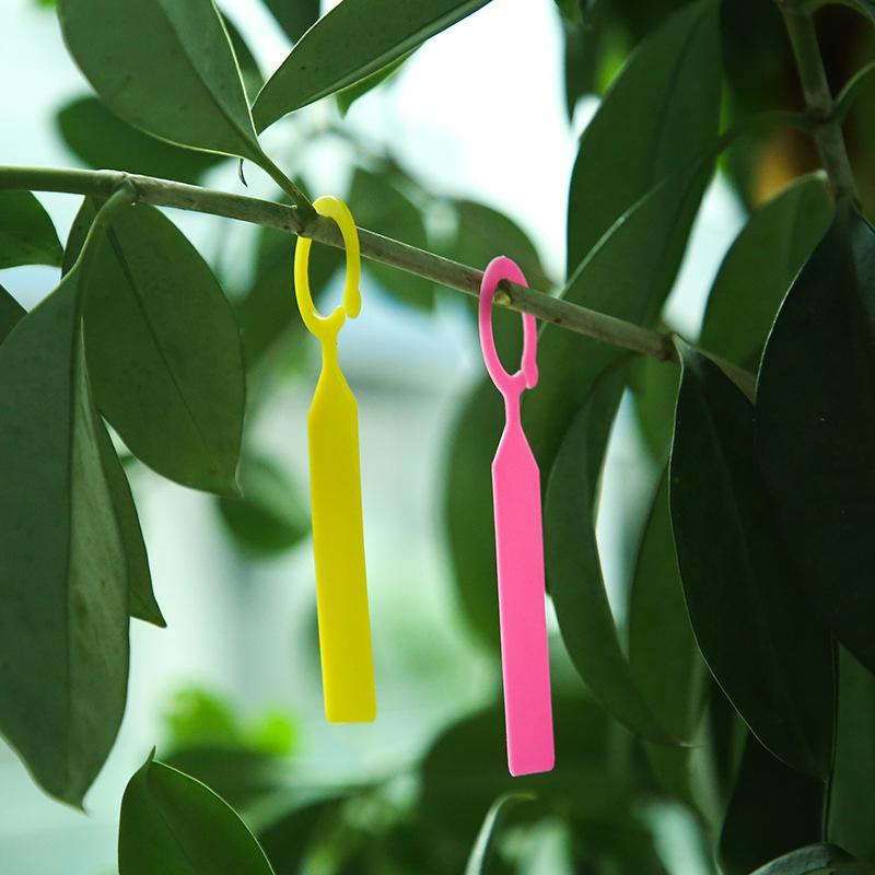 100Pcs Reusable Waterproof Plant Labels - Plastic Garden Markers for Flowers, Vegetables & Greenhouse Use