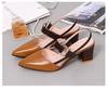 Fashion Sandals Women's Summer New Pointy Chunky Sandals Large Size Women's Fashion Woman Shoes Sandals Women 2024