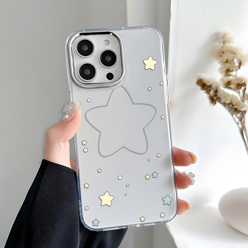 Прозрачный чехол для телефона для iPhone 11 12 13 iPhone 13 14 15 Pro 15 16 Pro Max Samsung A15 A16 A25 A26 A55 A56 S25 S24 S22 S23 Ultra S25 Edge