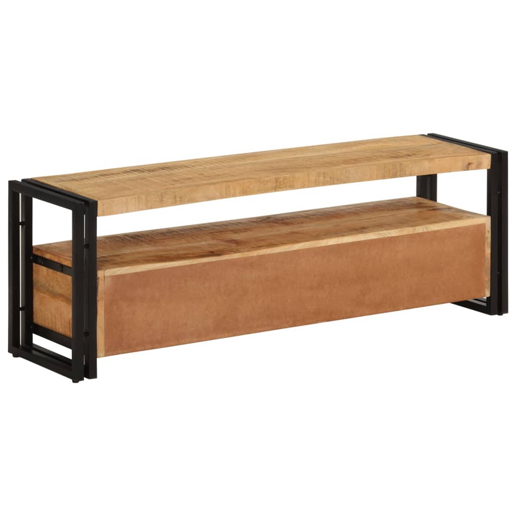 TV Stand 120 x 30 x 40 cm Solid Mango Wood
