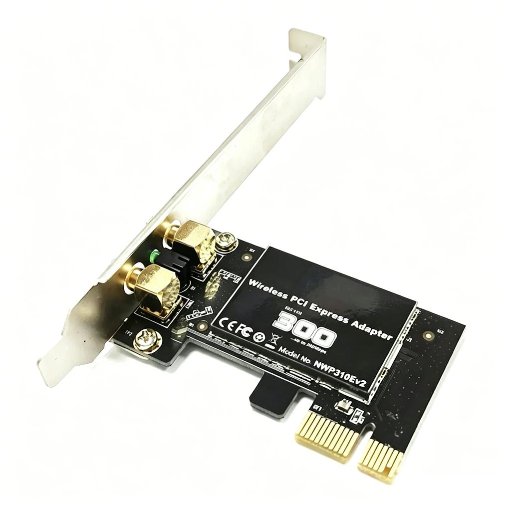 KEBIDUMEI 300 Мбит/с PCI-E Беспроводной Адаптер RTL8192 NWP310E Сетевая Карта 2.4G 802.11N WiFi Адаптер для Настольного Компьютера Windows 7/8/10/11