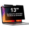 Фильтр конфиденциальности для Macbook Air 13 (2018-2021, М1) и Macbook Pro 13 (2016-2022, М1, М2) - Магнитный, Двусторонний, Антибликовый, Защита от синего света