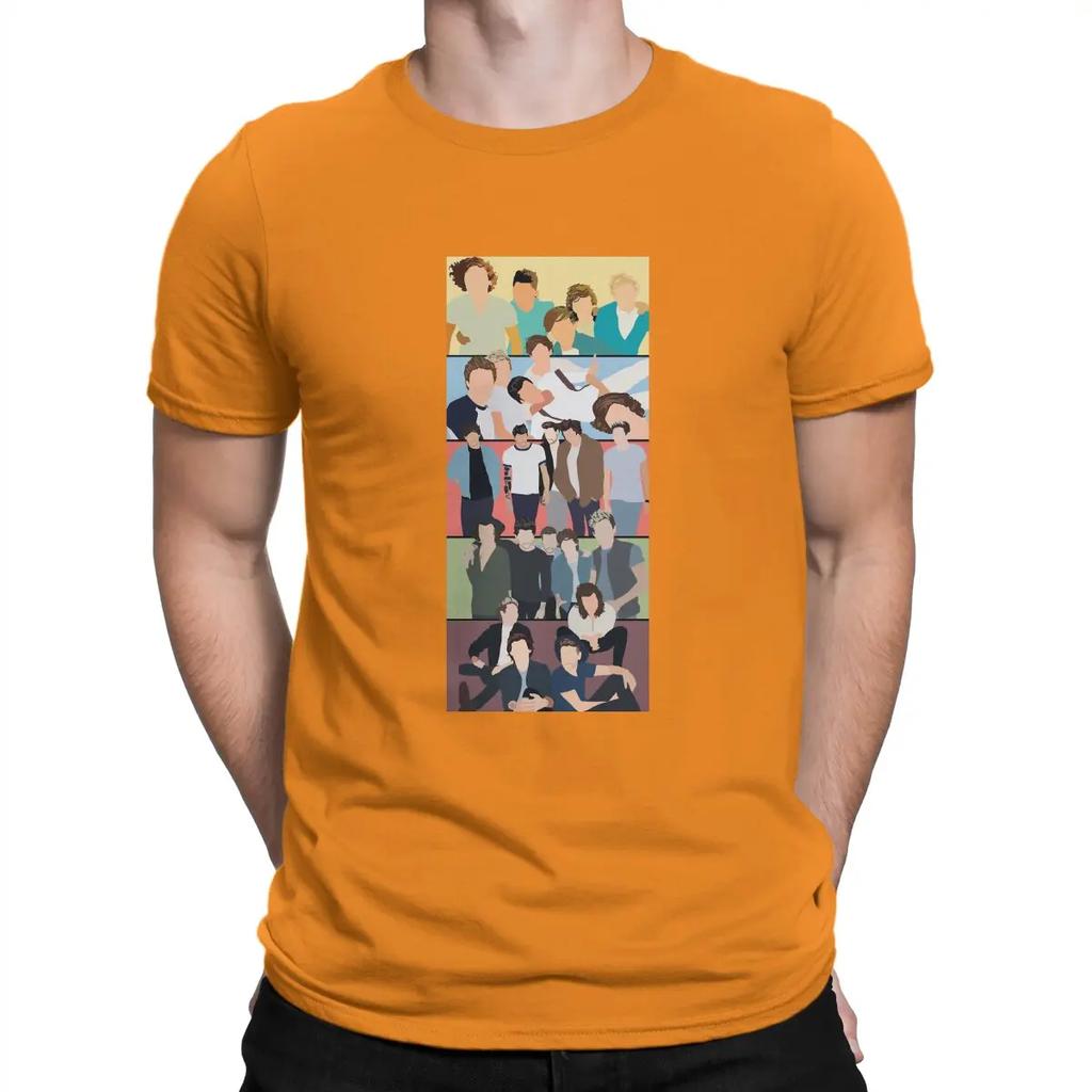 All Member T-Shirts O-One Directions Novelty Pure Cotton Tees Round Neck Short Sleeve T Shirt Birthday Gift Clothes Unisex