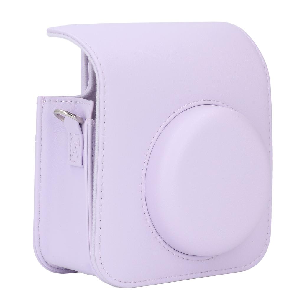 Instant Camera Case Portable Protective Storage Retro PU Leather Bag for Mini12 Photography Blue