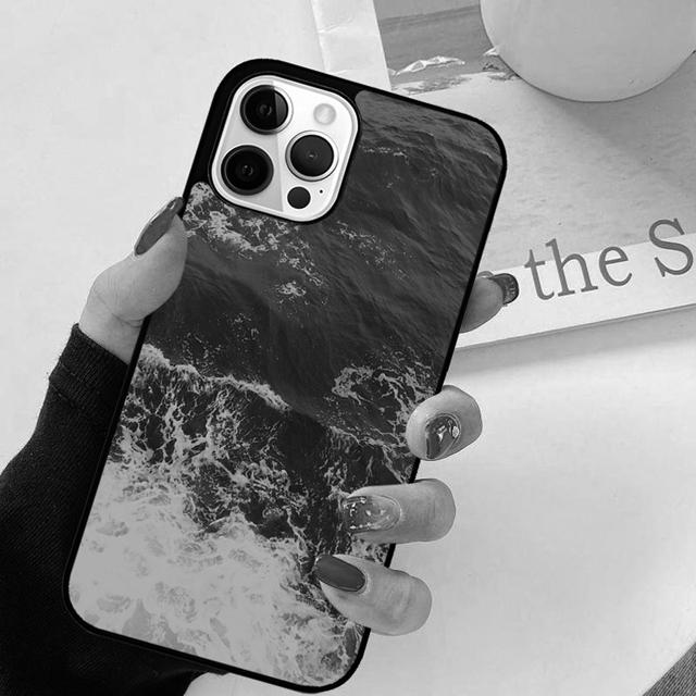 Чехол для телефона с рисунком 'Волны Океанская Вода' Задняя крышка для iPhone 17 Air 16 15 14 13 11 12 Pro Max Plus Чехол Coque