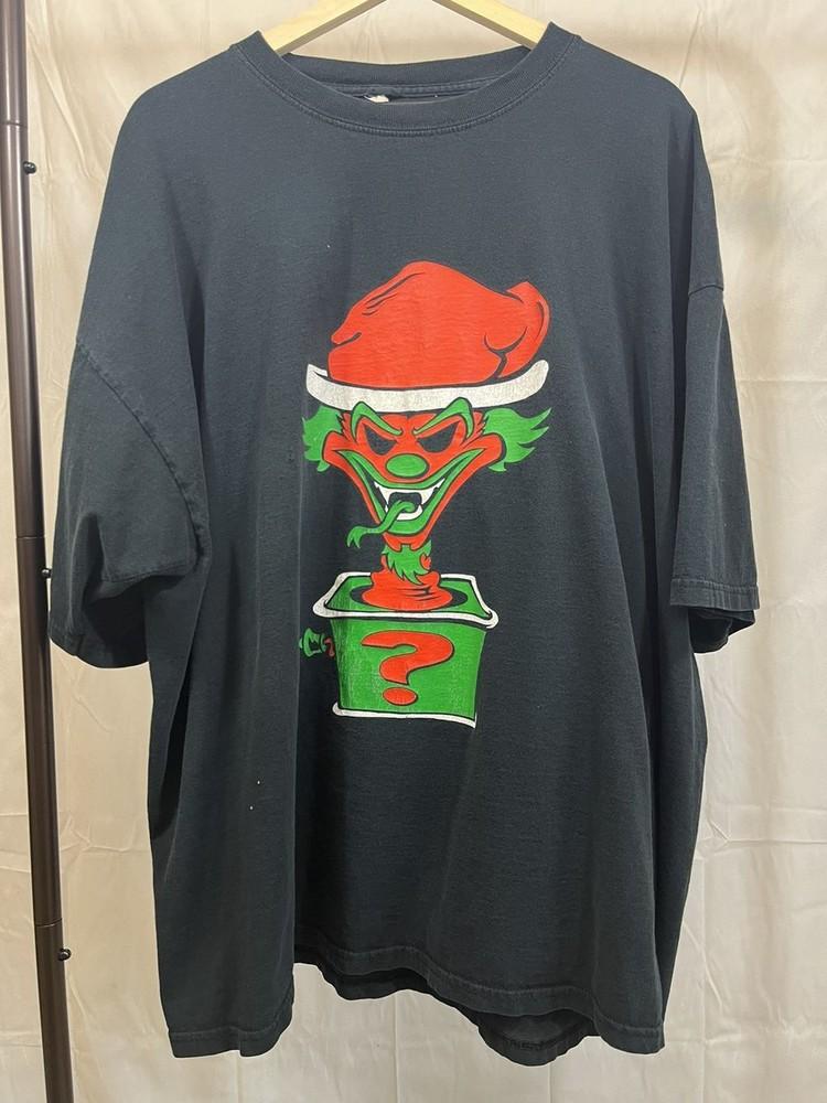 ICP Insane Clown Posse Выцветшая Свободная XXXL Демон Праздничная Унисекс Футболка S-5XL KH10976 Унисекс Футболка