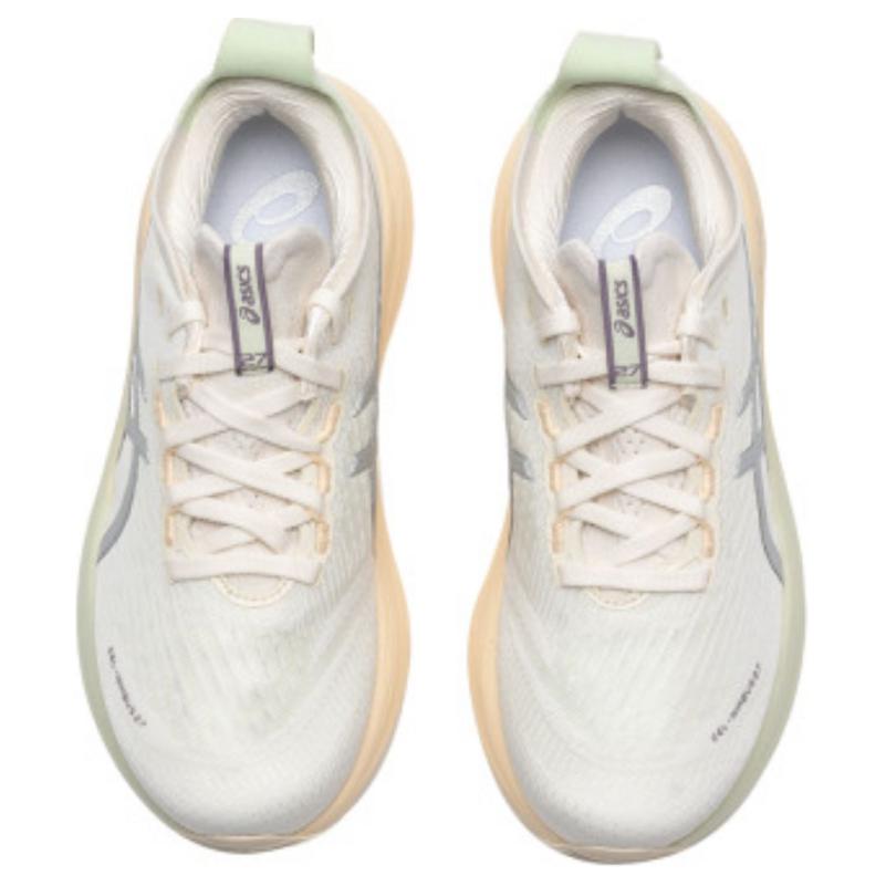 Asics Gel Nimbus 27 Lite Show Cream Silver Green Women Sneakers 1012B874-100