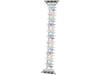 New GlacierX Gleam Galaxy Stretch Bracelet Ice Candy for Apple Watch 38/40/41mm Silver-Pastel