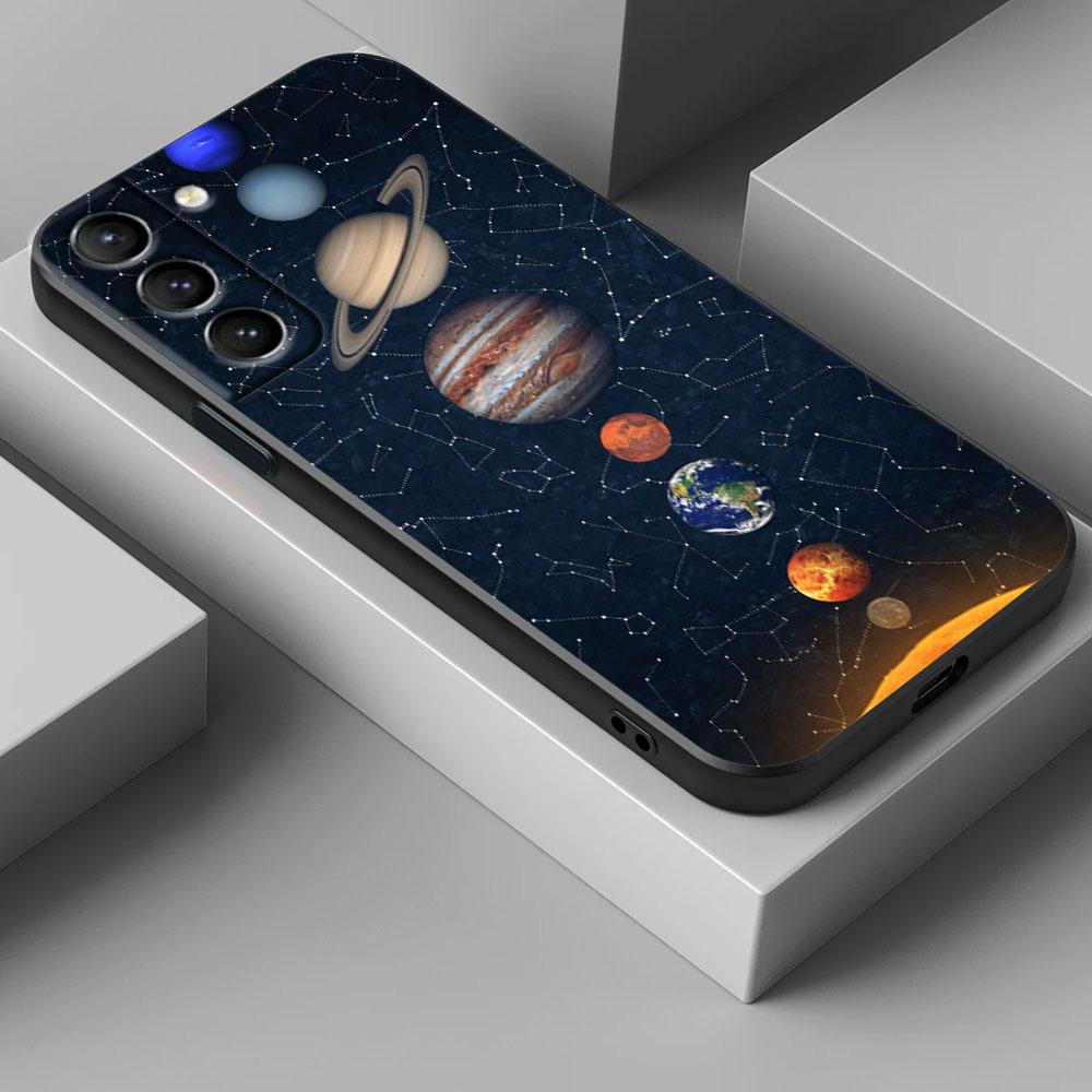 Чехол Sky Space planet Moon Stars Universe S26Ultra для Samsung Galaxy S26 S25 S24 S23 S20 S21 FE S22 Ultra Plus Мягкая Защитная Крышка для Телефона