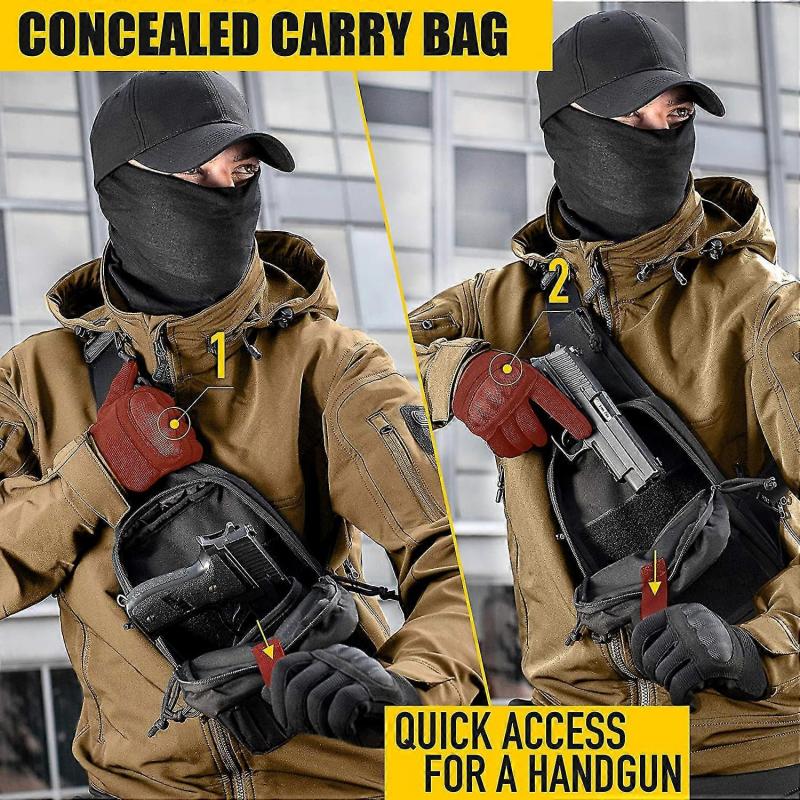 Tactical Gun Bag Military Shoulder Strap Bag Hunting Gun Holster Pouch Pistol Holder Case For Handgun Airsoft Adjustable Pack