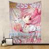 Puella Magi Madoka Magica Печатный Большой Настенный Гобелен Индийский Будда Настенное Украшение Колдовство Богемный Хиппи Настенное Искусство Декор
