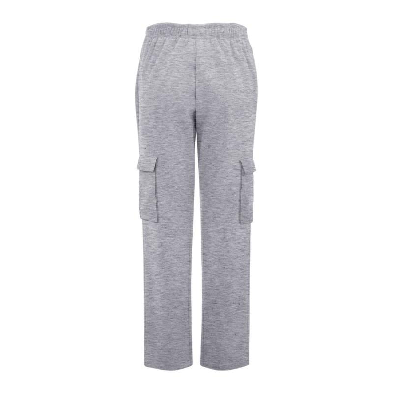 Womens Loose Wide Leg Straight Pants High Waist Comfortable Cotton Lounge Trousers With Side Pockets