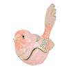Bird Shaped Jewelry Box Zinc Alloy Enamel Trinket Box Multifunctional Necklace Ring Earrings Storage Box Home Decoration