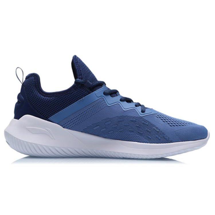 Li Ning Амортизирующие Нескользящие Износостойкие Низкие Беговые Кроссовки Мужские Jiang Аквамариновый ARHP101-2